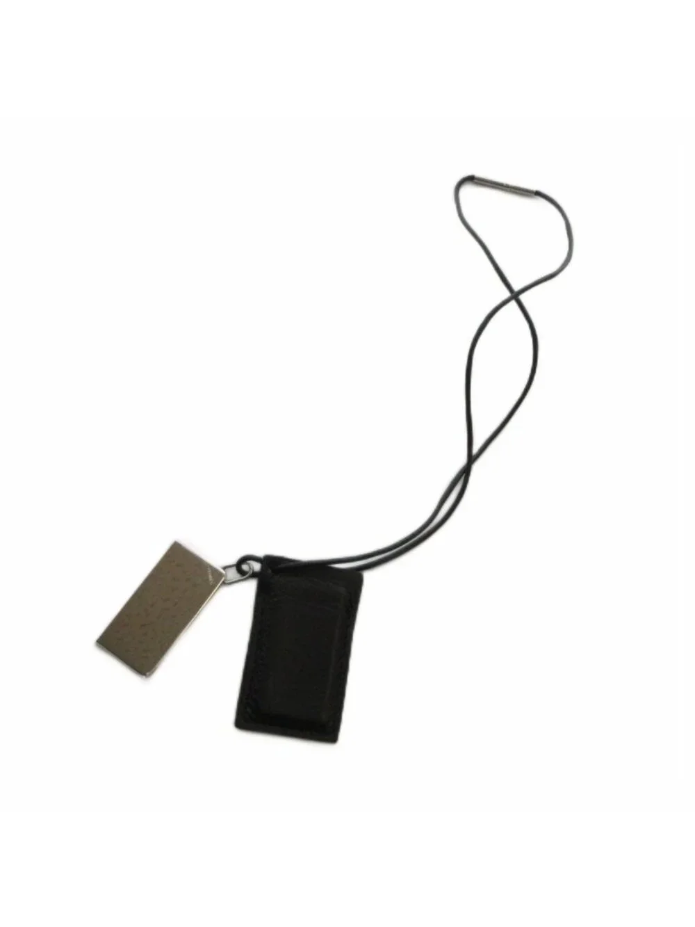 Hermes Necklace Pair Only One Side Plate Amour Silver